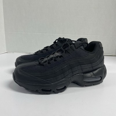 Nike Air Max 95 GS Triple Black II4053 001 Size 6 Y Kids Size 7.5 Women Running