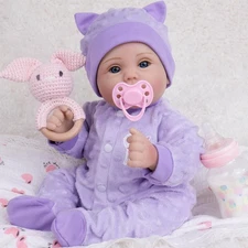 Reborn Baby Dolls Full Body 18 Inch Realistic Newborn Baby Christmas GIft Kids