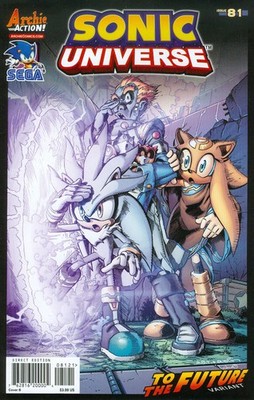 SONIC UNIVERSE Comic #81 Variant December 2015 SILVER AGE Pt 3 of 4 FUTURE MINT