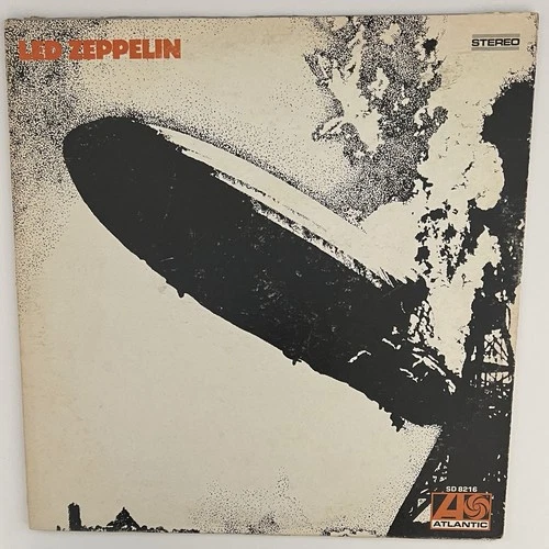 Led Zeppelin (1969 1st Album) Atlantic Stereo SD 8216  Vinyl Record LP G/VG+