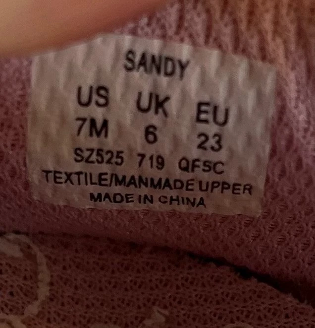 Zapatos Surprize by Stride Rite Toddle Sandy Lavables Iluminados Plateados Rosa Talla 7M Foto 3 de 4