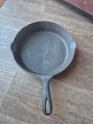 Vintage Wagner Ware Sidney - O - Cast Iron Double Spout Skillet #8 Model 1058 T
