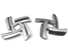 THE BEST Improved Sharp KNIFE Blade FGA Kitchenaid food chopper meat Grinder 2pc