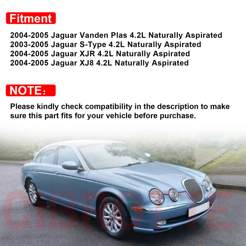 Thermostat Housing w/ gasket for Jaguar Vanden Plas S-Type XJ8 XJR AJ89485 - Image 3 of 4