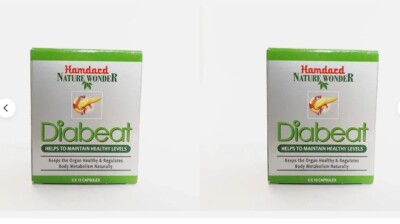 Hamdard DIABEAT 60 Kapseln (2er Pack) Nützlich zur Aufrechterhaltung eines ge...