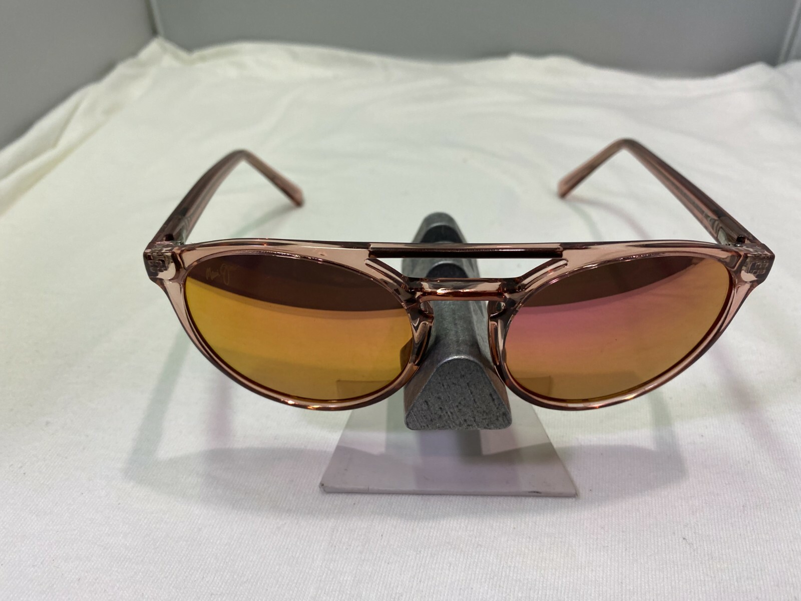 MAUI JIM AH DANG! MJ 781-12C PINK MAUI SUNRISE POLARIZED ROUND SUNGLASSES 9.9 | eBay