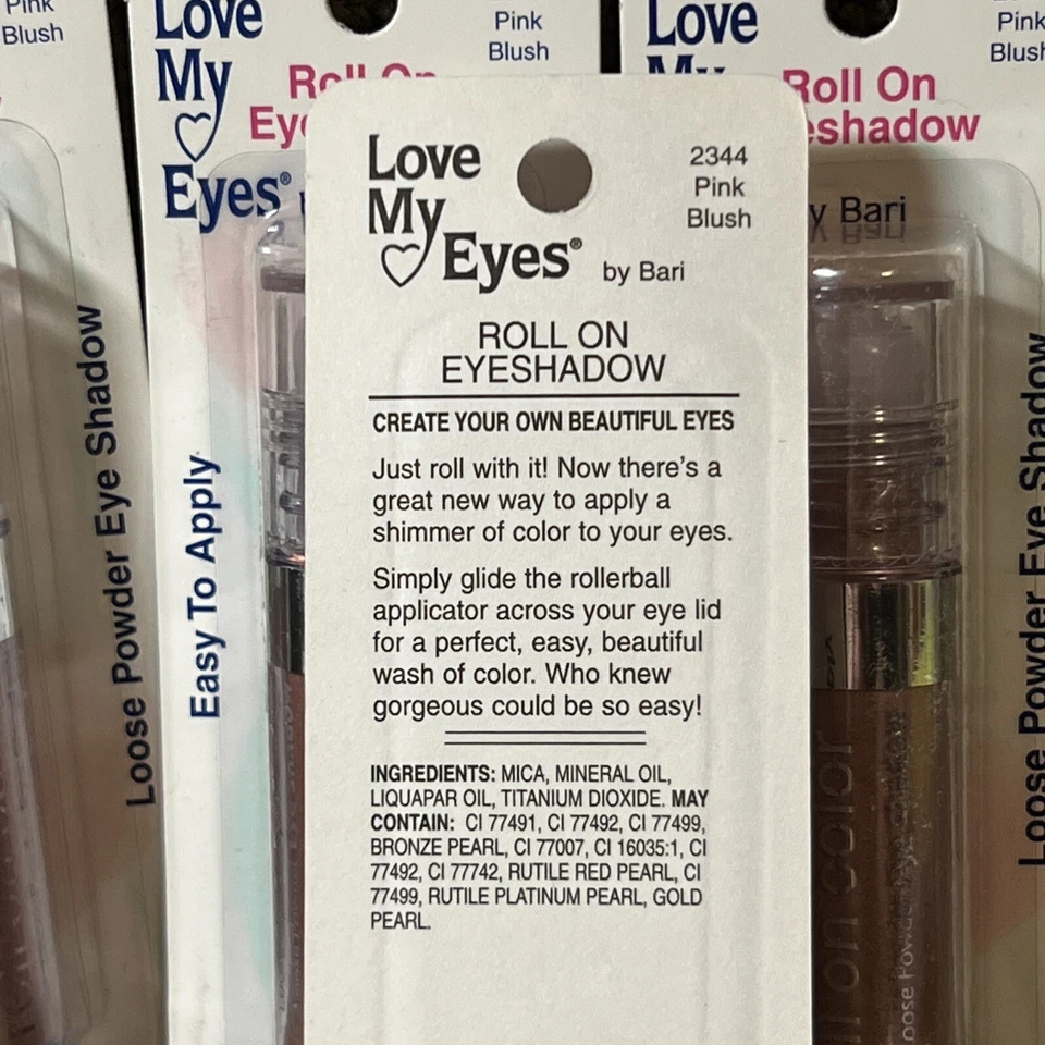 Love My Eyes Roll on Eyeshadow PINK BLUSH ~Lot of 4 - Image 3 of 3