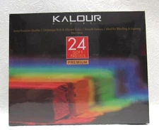 Kalour 24 Soft Pastel Sticks Set – Premium Art Supplies for Beginners – NEW