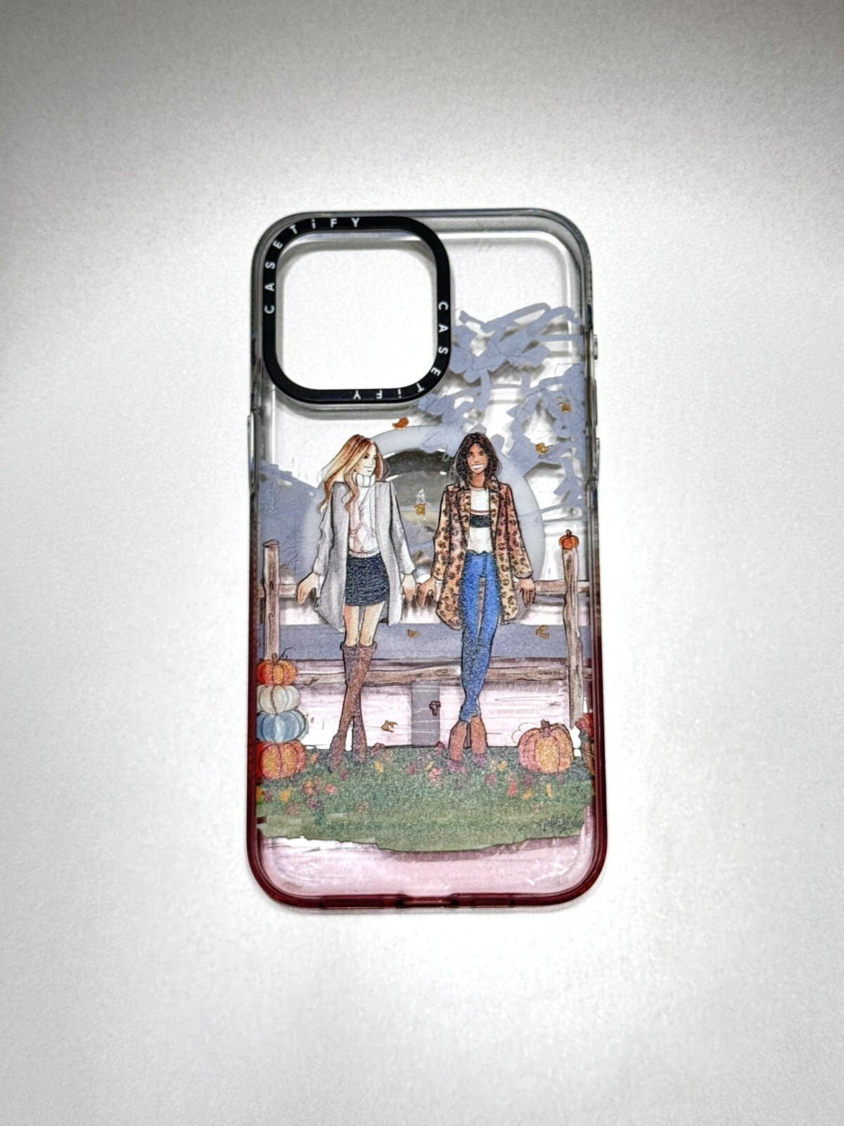 CASETiFY MagSafe Impact Case for iPhone 15 Pro Max in Sweater Weather Fall Design-image