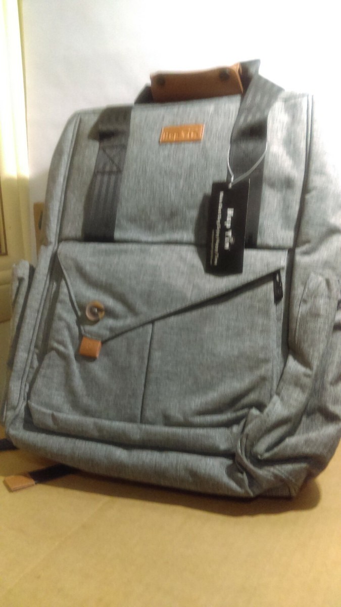 Hap Tim Happy Time Diaper Bag/Backpack With Changing Pad