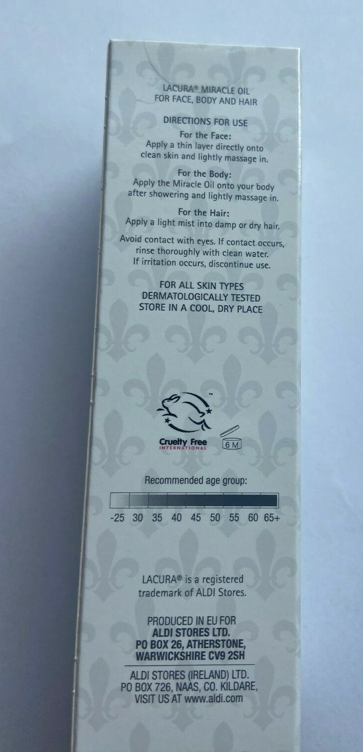 LACURA MIRACLE Oil Spray For The face, body and hair 100ML NEW STOCK eBay