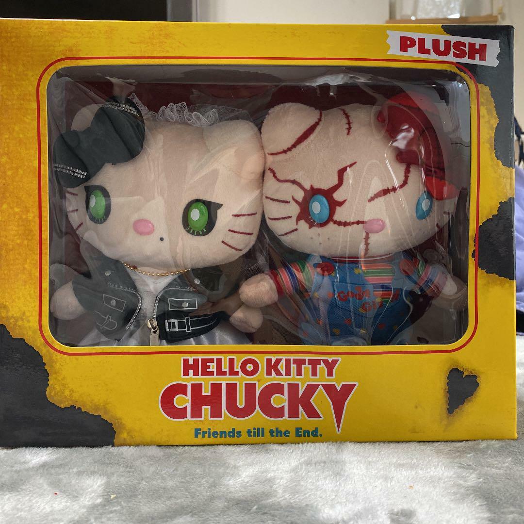 ◆新品・未開封◆ HELLO KITTY CHUCKY ぬいぐるみ Hello Kitty Chucky Child's Play 9