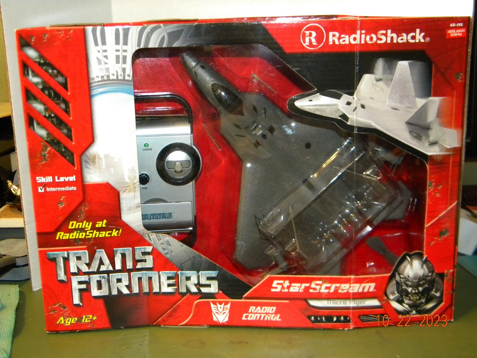 NEW Transformers Starscream Micro Flyer Radio Control RC RadioShack