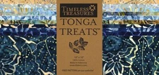 Timeless Treasures Tonga Treats - HARBOR - (42) 10" Batik Fabric Shortcake