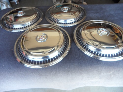 1976 - 1978 original Cadillac Eldorado hubcaps set (4) restored & polished - B - Picture 10 of 20
