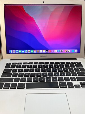 Apple Macbook Air A1466 2017 13'' Laptop Core i5-5250U 1.6ghz 8GB 128GB Monterey