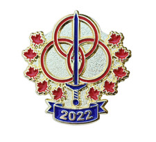 CISM International Military Sports Council Canada 2022 Lapel Pin