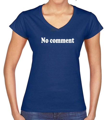 Funny T-shirt No comment quote Birthday Christmas Mens Tshirts ladies tee's top - Picture 33 of 36