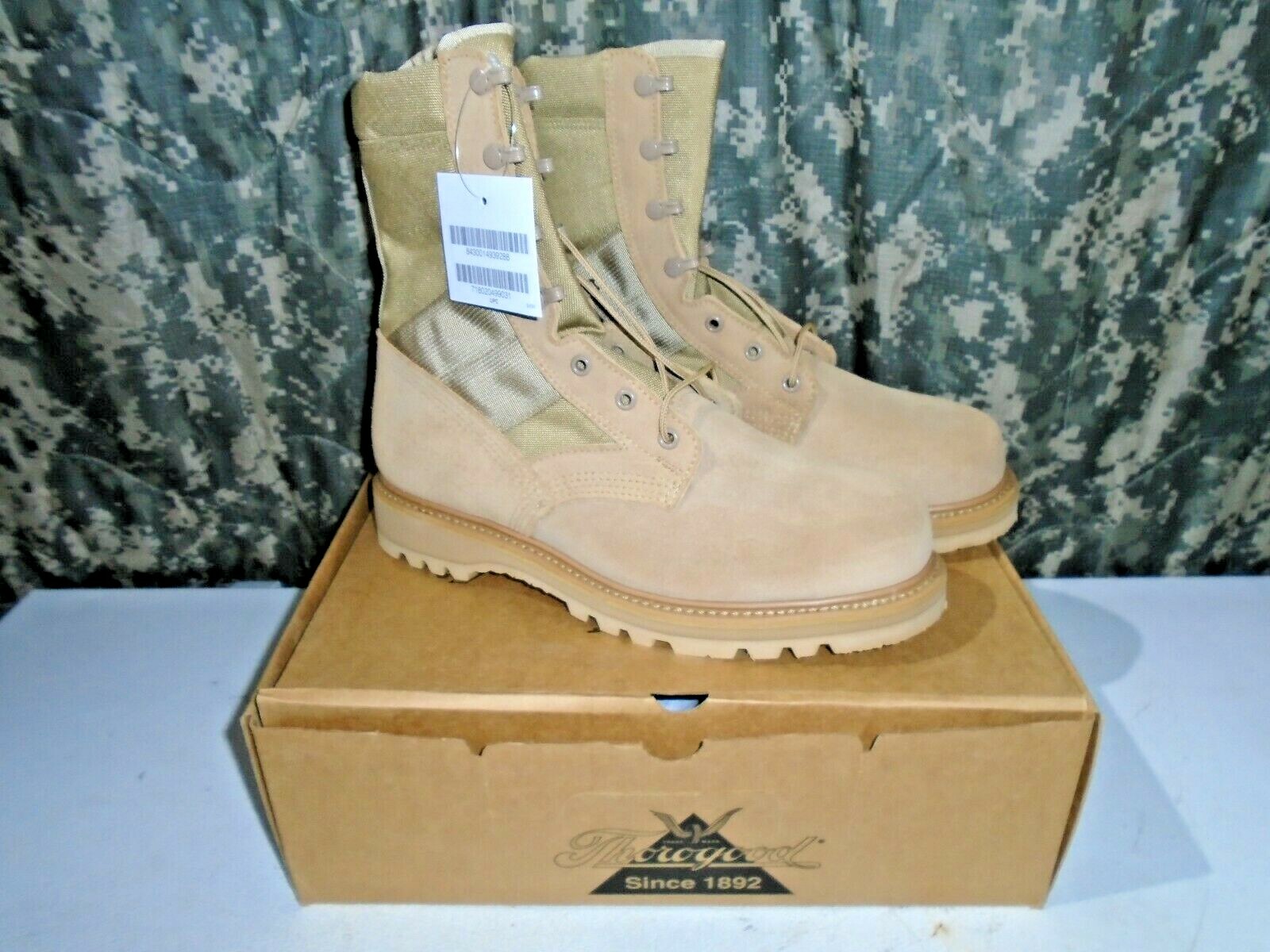 Steel Toe Combat Boots Desert Tan 