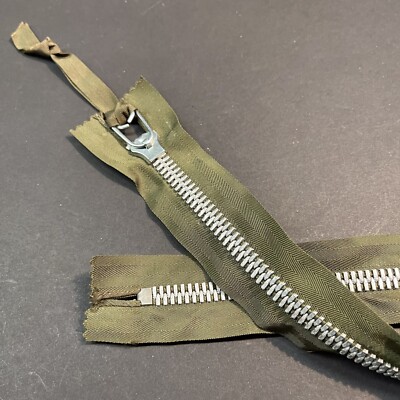 Military CONMAR Aluminum Zipper 26.5 Inch Nylon Closed End Military CONMAR Aluminum Zipper 26.5 Inch Nylon Closed End