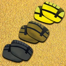 3 Pairs Lens Replacement for-Oakley Holbrook Mix Polarized-Black&Copper&Gold