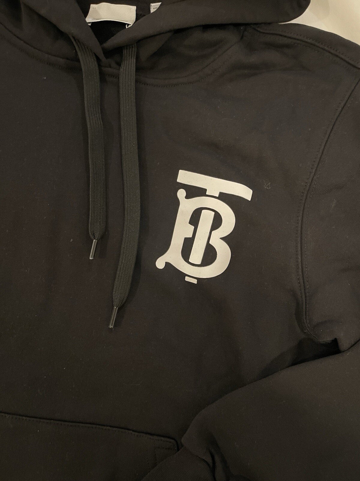 Authentic BURBERRY TB Monogram Black Sweatshirt, … - image 6
