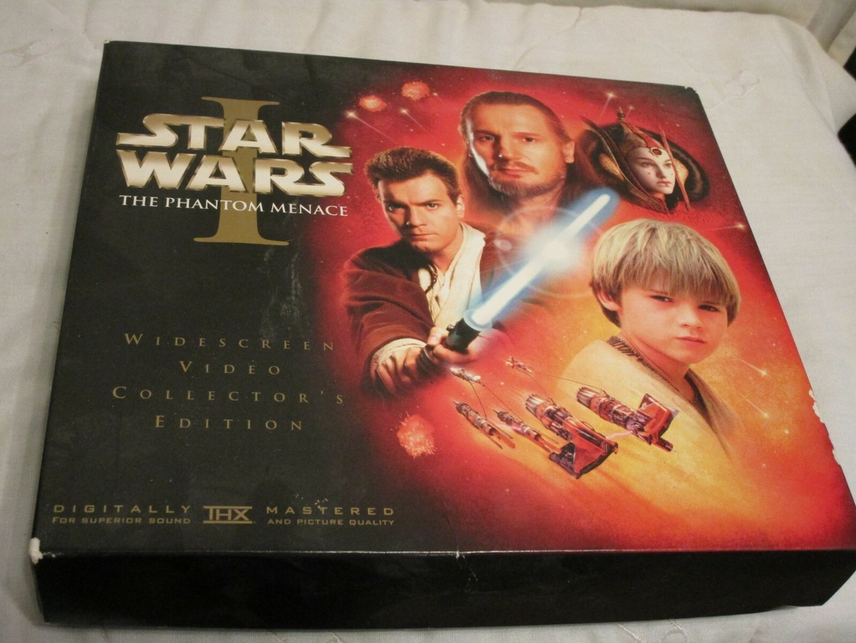 2000 Star Wars Episode I: The Phantom Menace VHS Widescreen