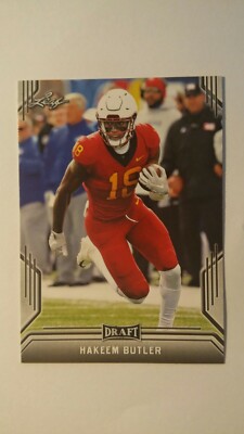 Trading Card Football NFL Hakeem Butler Arizona Cardinals Leaf Draft 2019