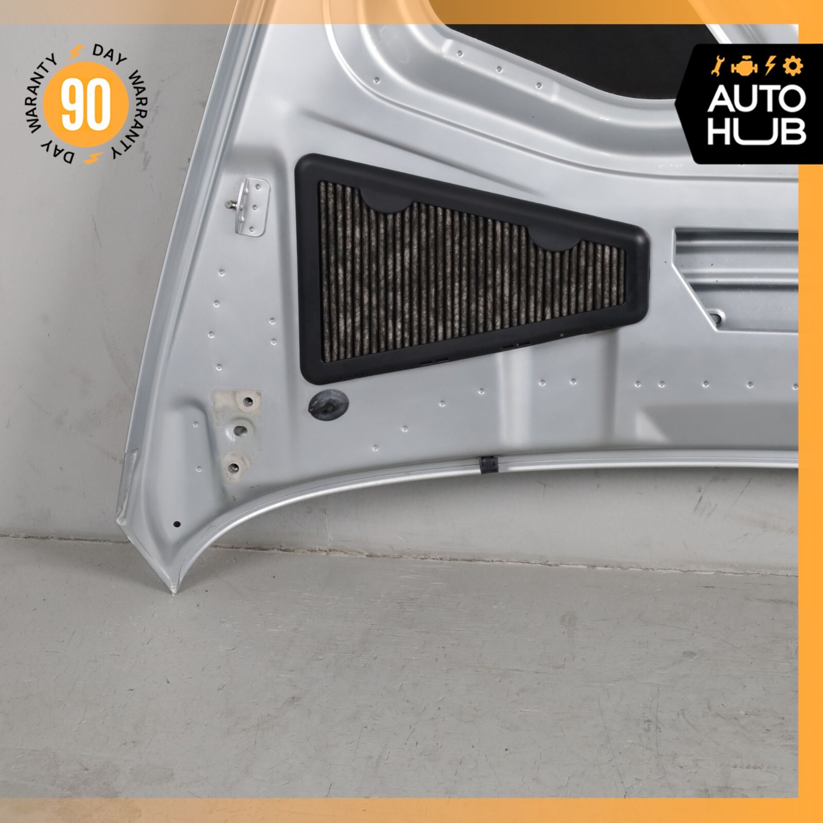03-13 Bentley Continental GT GTC Hood Bonnet Cover Panel Assembly Silver OEM 96k