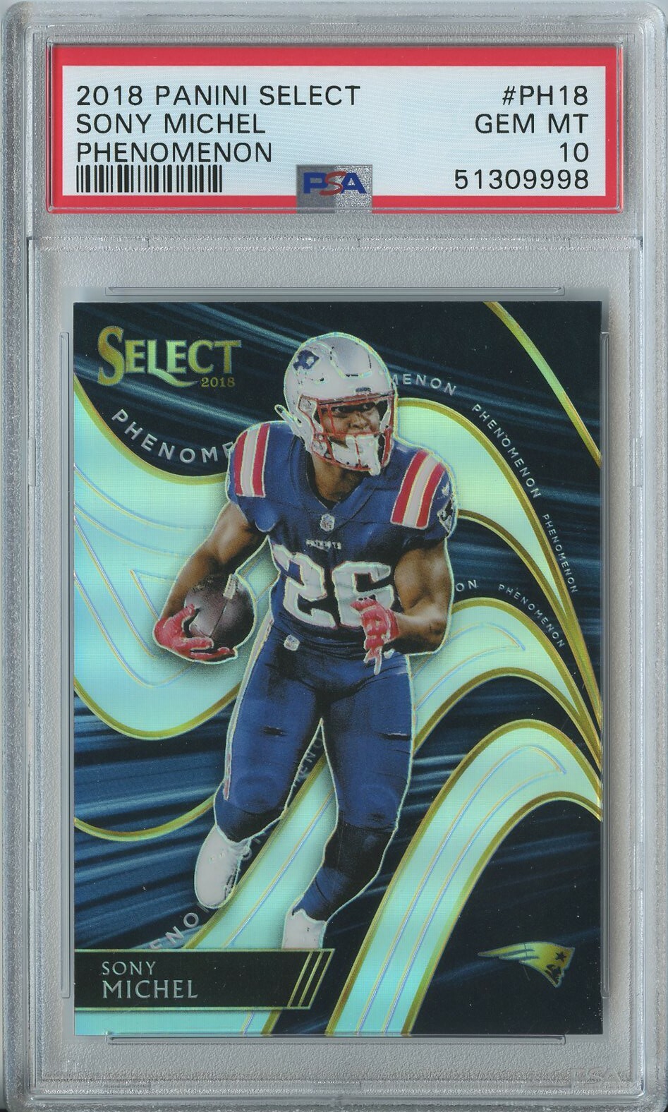 Sony Michel Panini Select Phenomenon #PH18 Base