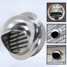 Stainless Steel Ducting Ventilation Exhaust Grille Cover Wall Air Outlet Vent