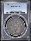 1889-P $1 Morgan Silver Dollar PCGS VF 30