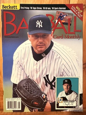 Clemens Lot 1993 Leaf Studio Heritage and Beckett May 1999 #170 New York Yankees
