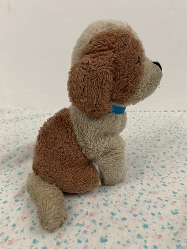 Vintage R Dakin Seated Puppy Dog Plush Stuffed Animal 9” 1977 Nutshells TLC - Picture 5 of 12