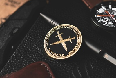 #ad #ad Armor of God Iron Sharpens Iron Commemorative Coin Proverbs 27:17 $9.95