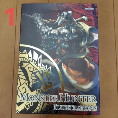 モンハンイラストレーションズ1~3セット Monster Hunter Illustrations Vol 1–3 Art Book Set Capcom Official