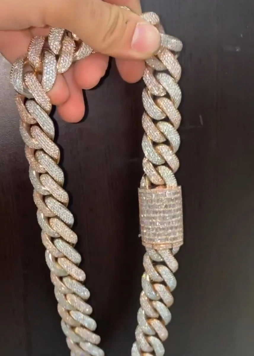 Bust down cuban link best sale choker