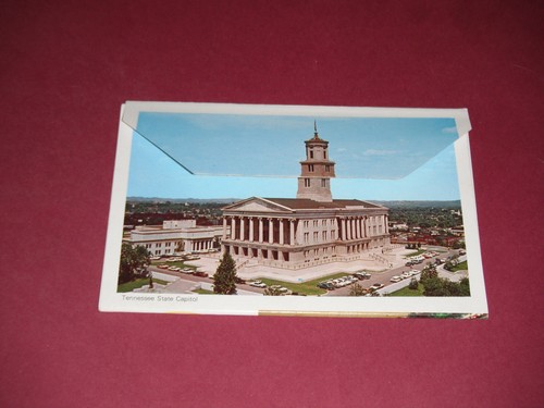 1960's Souvenir Postcard Folder of Nashville Tennessee - 第 2/2 張圖片
