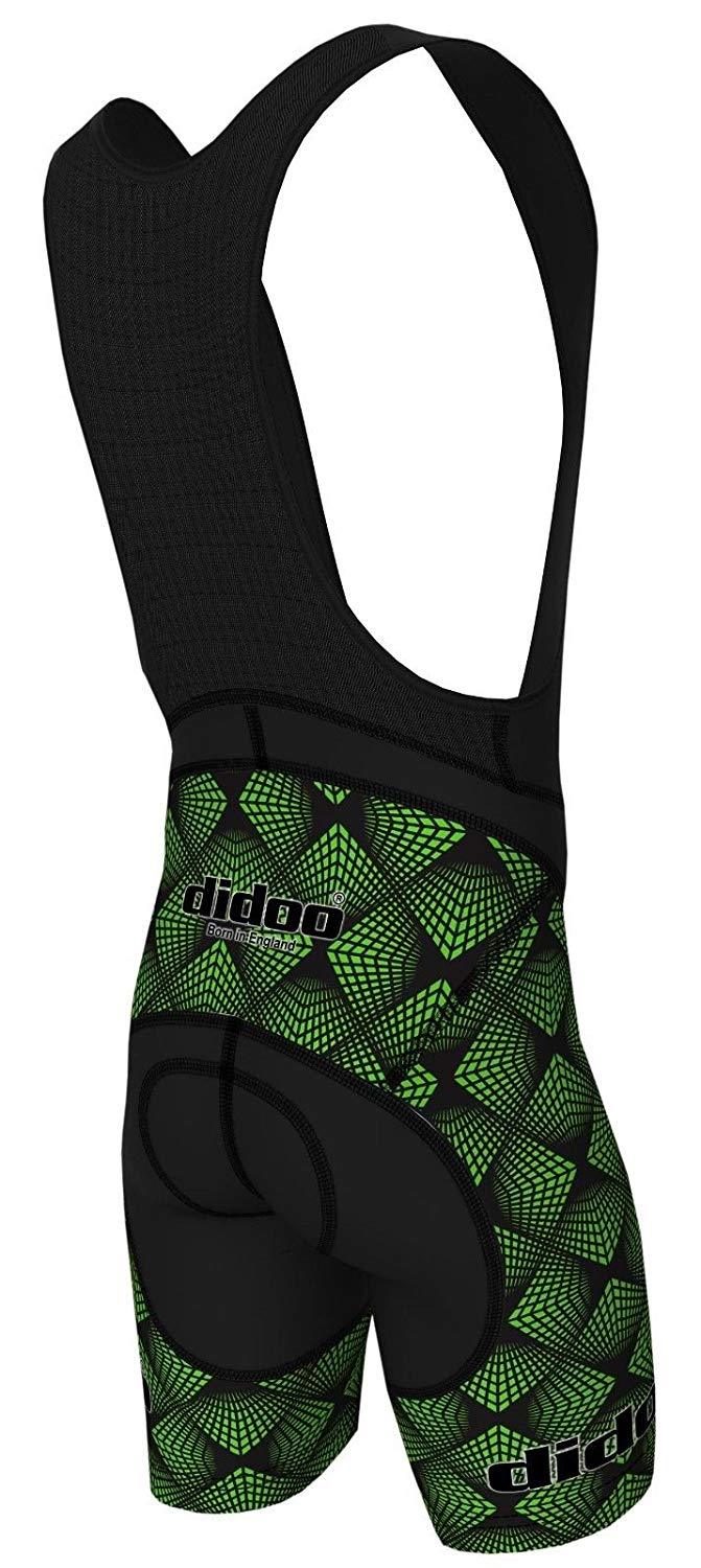 DIDOO Mens Cycling Bib Shorts Padded Bicycle Breathable Summer Racing