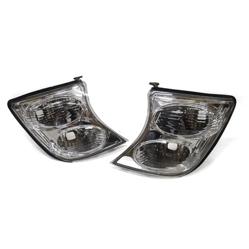Pair Chrome Front Corner Light Indicator For Nissan Patrol GU Series 2 2001-2004 - Picture 3 of 10