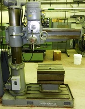 Morey Hercules 3' 8" Radial Arm Drill With Riser Table Auto Feed M9~ WVS