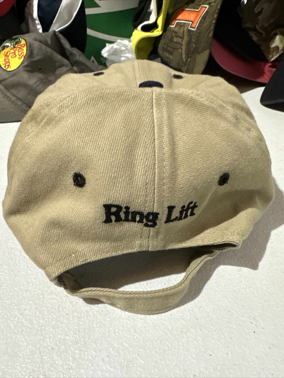 CAT Operator Trainer Hat Cap Strap Back Brown One… - image 5