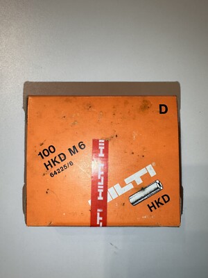 100x Kompaktdübel HILTI HKD M 6x28