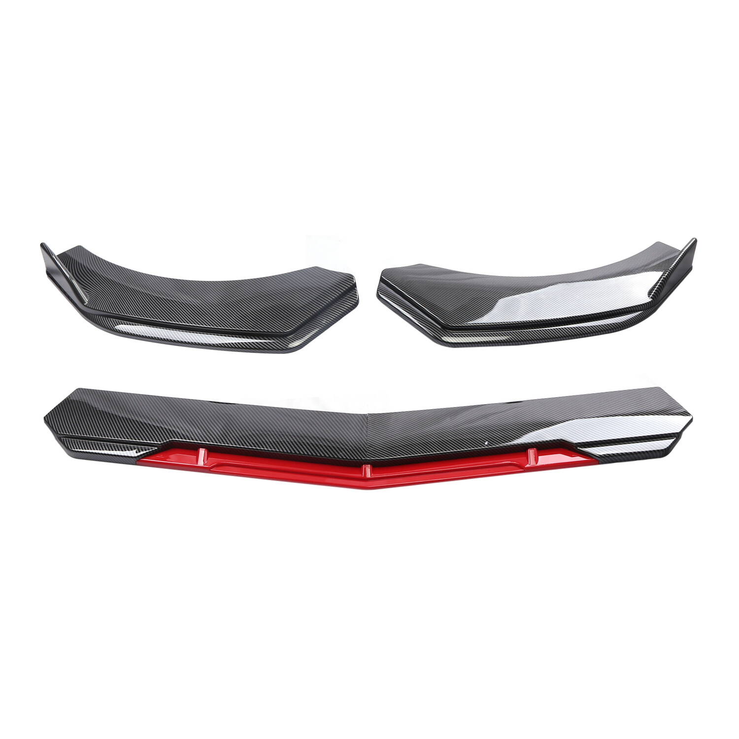 Front Bumper Lip Splitter Body Kit Spoiler For Chevrolet Camaro SS Carbon Fiber