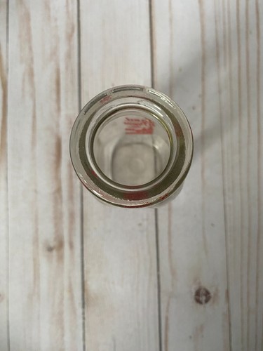 Vintage Land O'Pines Dairy Milk Bottle Half Pint Pyroglaze Lufkin, TX - Picture 2 of 3