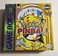 Pokémon Pinball (Nintendo Game Boy Color, 1999) New, Sealed Wata Ready Pikachu