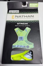 Nathan Reflective Yellow Vest LG/XL NEW