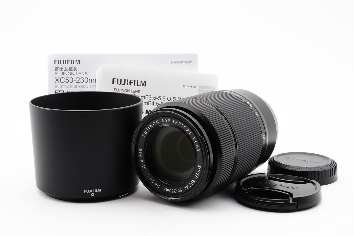 FUJIFILM FUJINON XC 50-230mm F/4.5-6.7 OIS II Lens w/hood [Exc+++