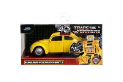 Jada 1:32 Hollywood Rides Transformers G1 VW Beetle Bumblebee
