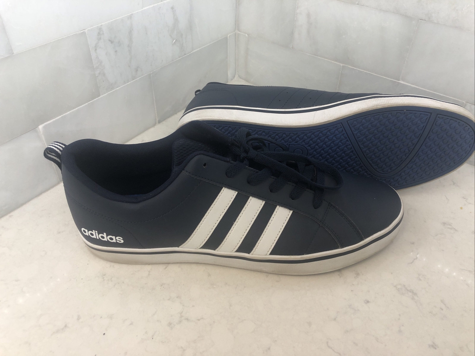 Size 12 - adidas VS Pace Casual Black for sale online | eBay